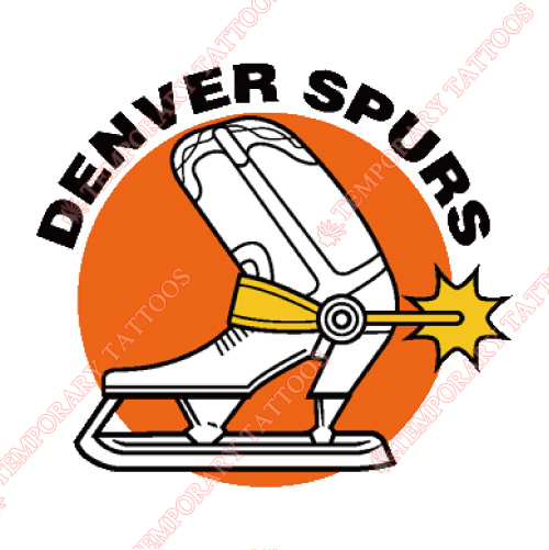 Denver Spurs Customize Temporary Tattoos Stickers NO.7111